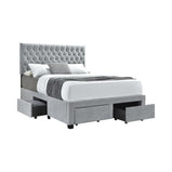 E KING STORAGE BED