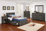 TWIN STRGE BED-WITHOUT HDBD