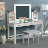 Stephanie Vanity Set w/ Stool - Furniture Lobby