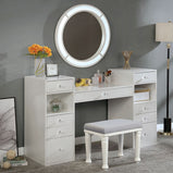 Yasmine Vanity Set w/ Stool - Furniture Lobby